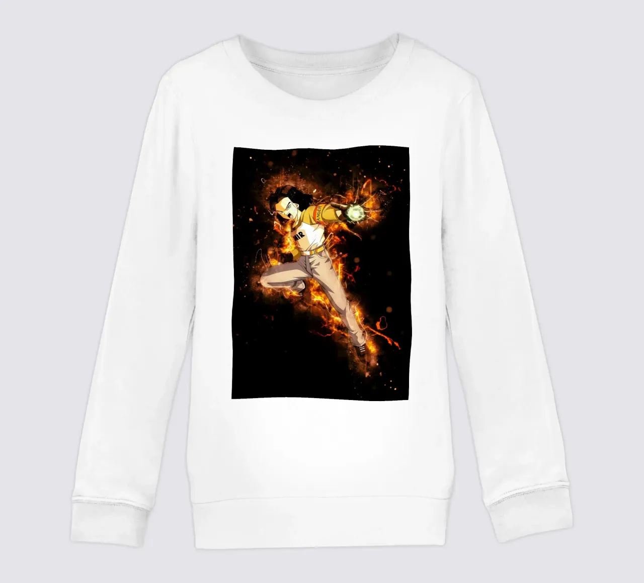Android 17 felpa bambino da Neonartstudio