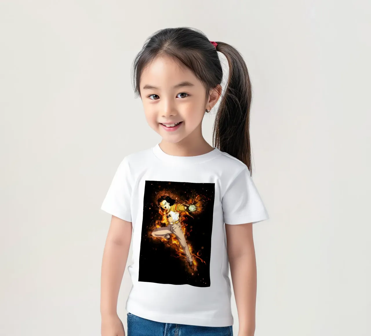Android 17 t-shirt bambini da Neonartstudio