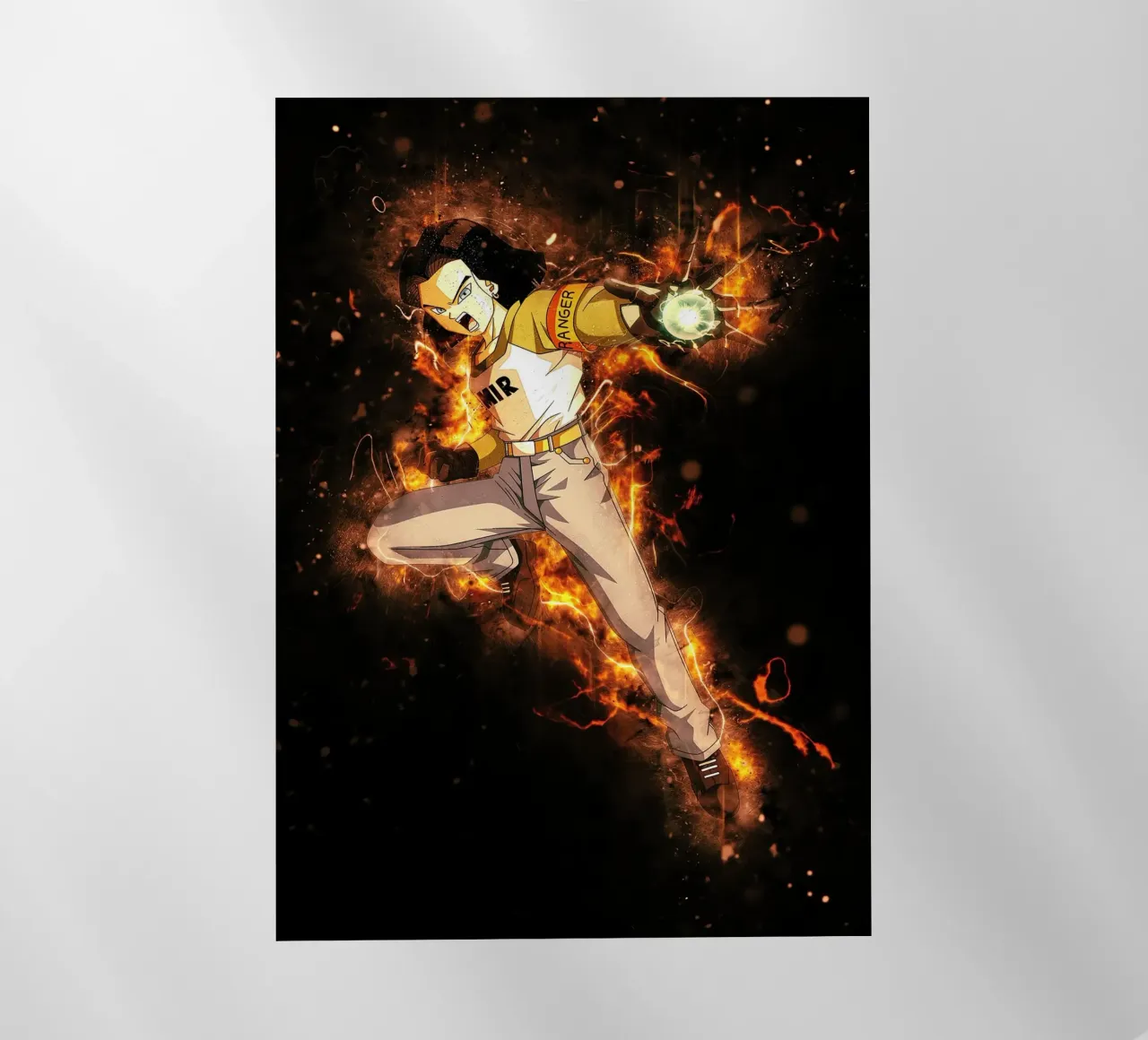 Android 17 pellicola backlit da Neonartstudio