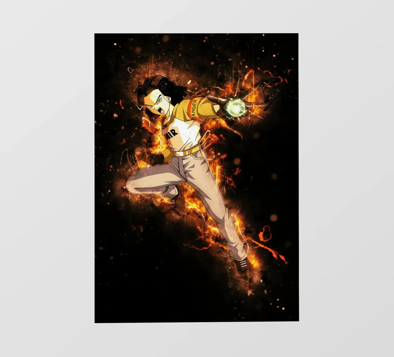 Android 17 pellicola backlit da Neonartstudio
