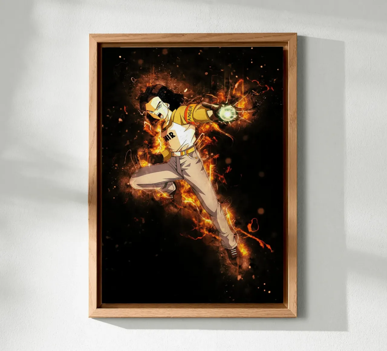 Android 17 alluminio dibond da Neonartstudio