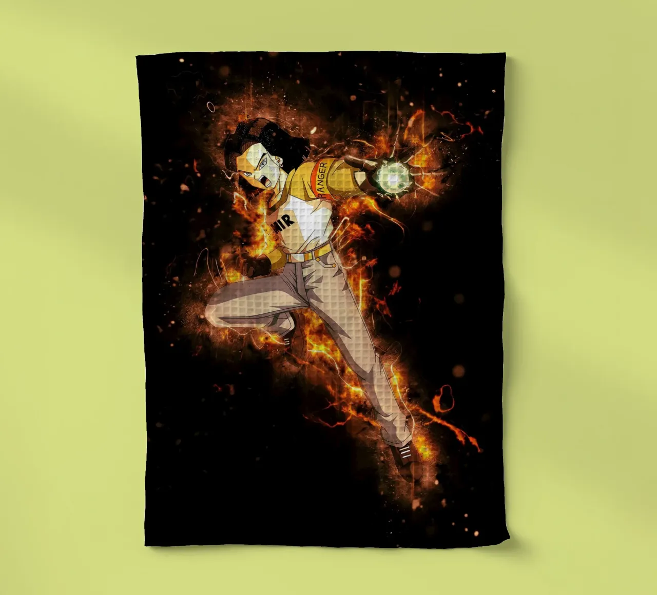 Android 17 canovaccio da cucina da Neonartstudio