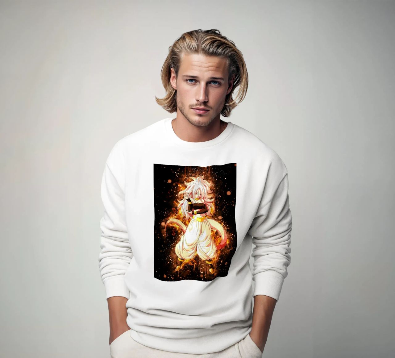 Android 21 felpa da Neonartstudio
