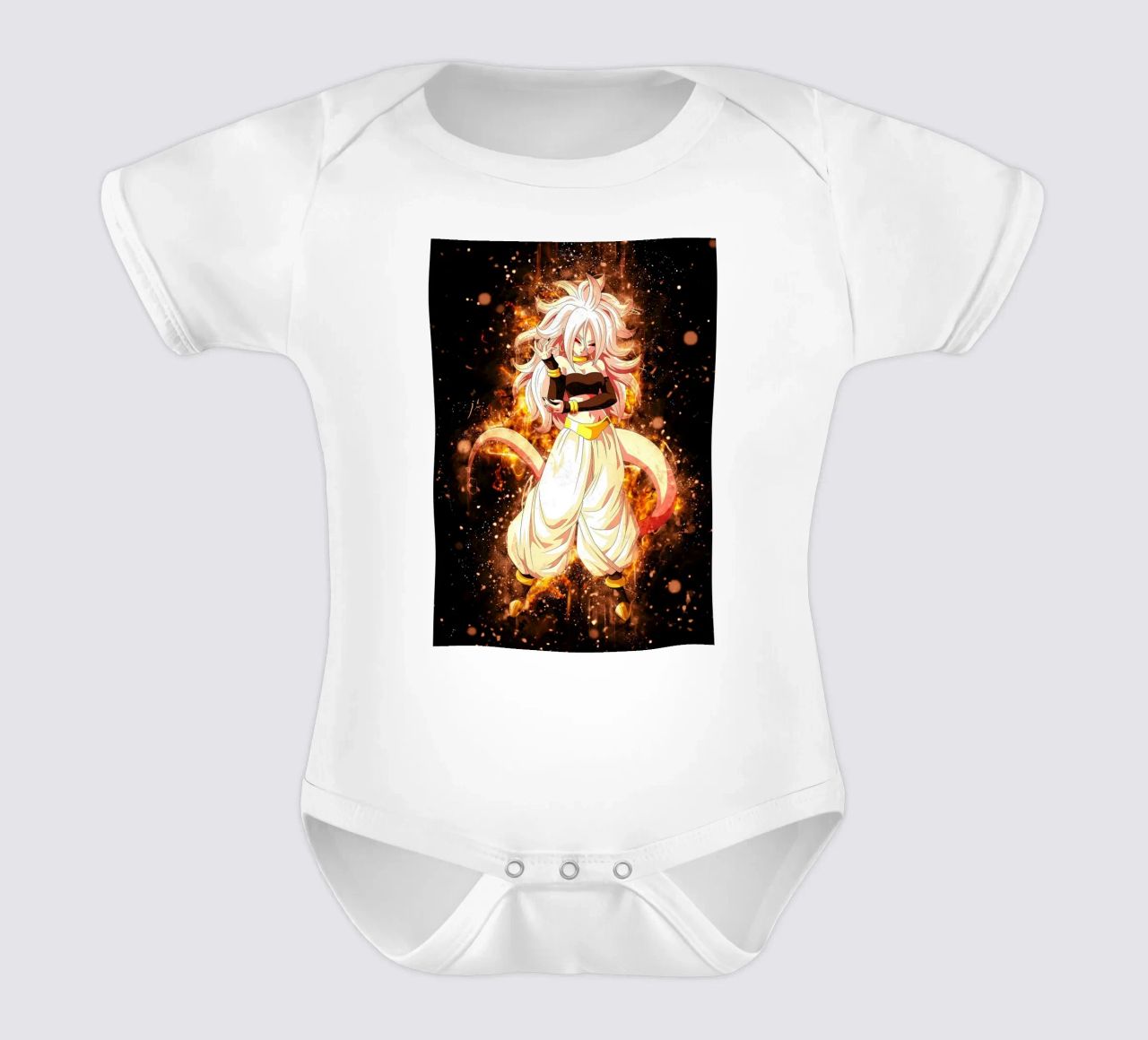Android 21 body neonato maniche corte da Neonartstudio