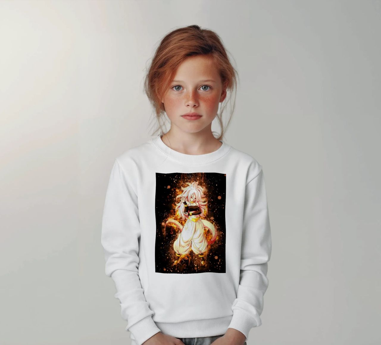 Android 21 felpa bambino da Neonartstudio