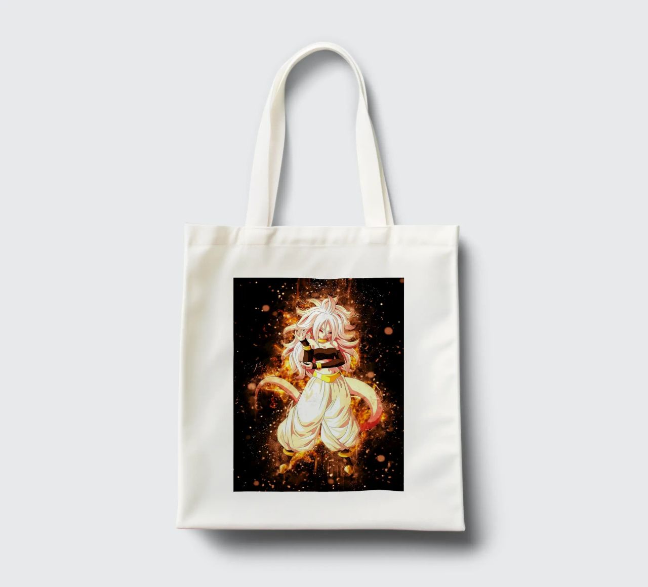 Android 21 borsa in juta da Neonartstudio