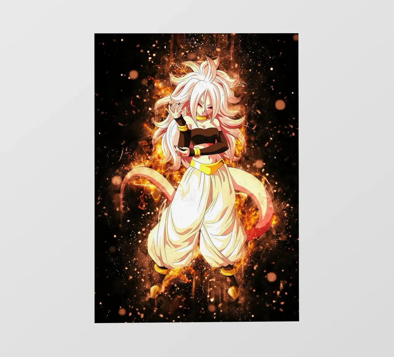 Android 21 backlit film by Neonartstudio