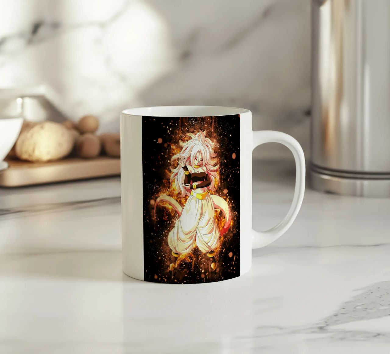 Android 21 tazza in ceramica da Neonartstudio