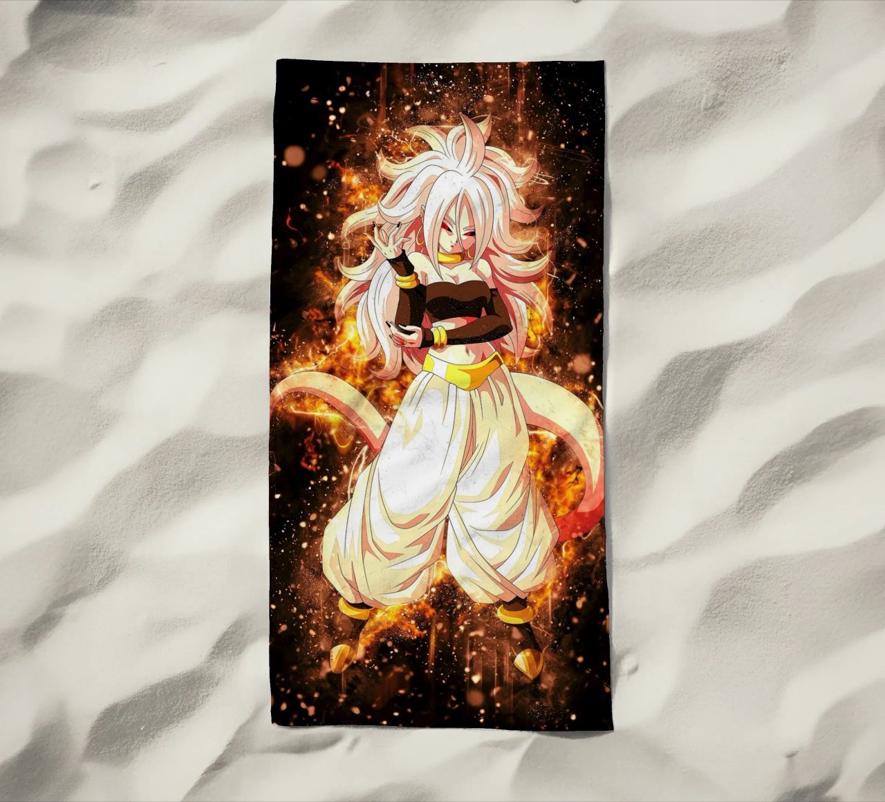 Android 21 telo mare da Neonartstudio