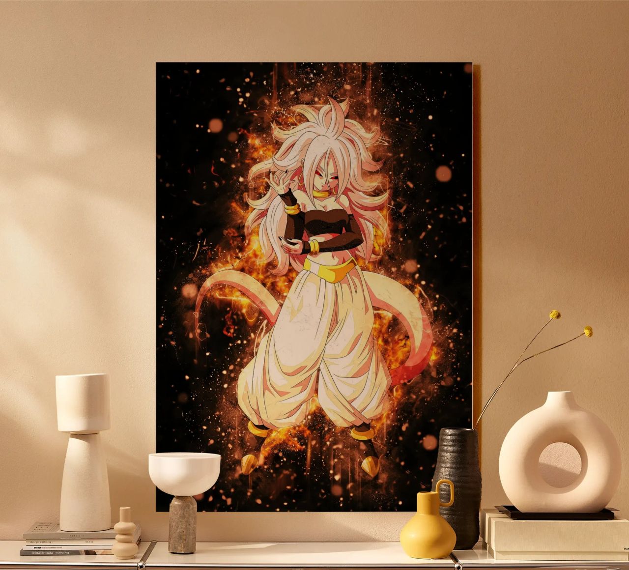 Android 21 alluminio dibond da Neonartstudio