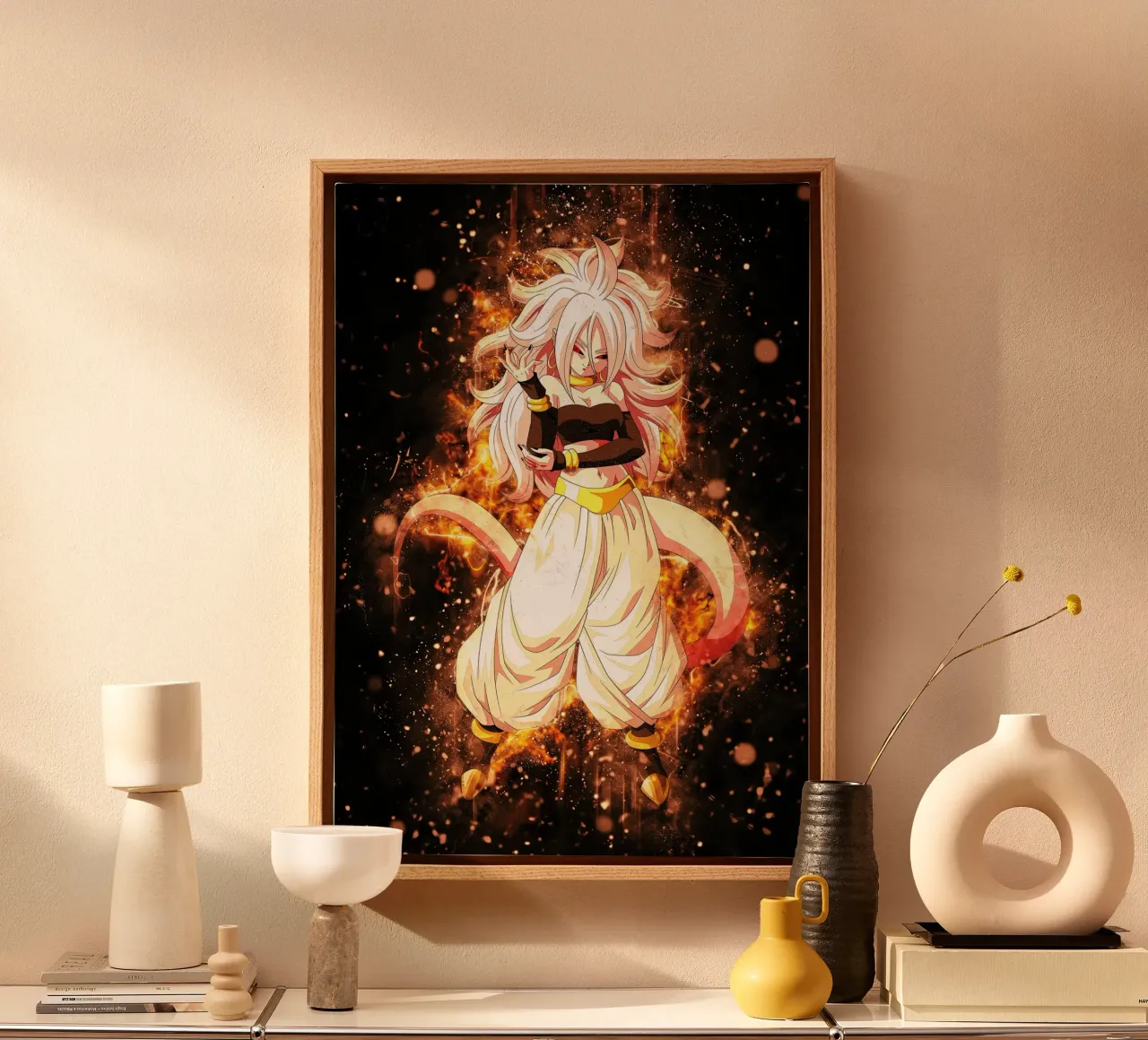 Android 21 tela da Neonartstudio
