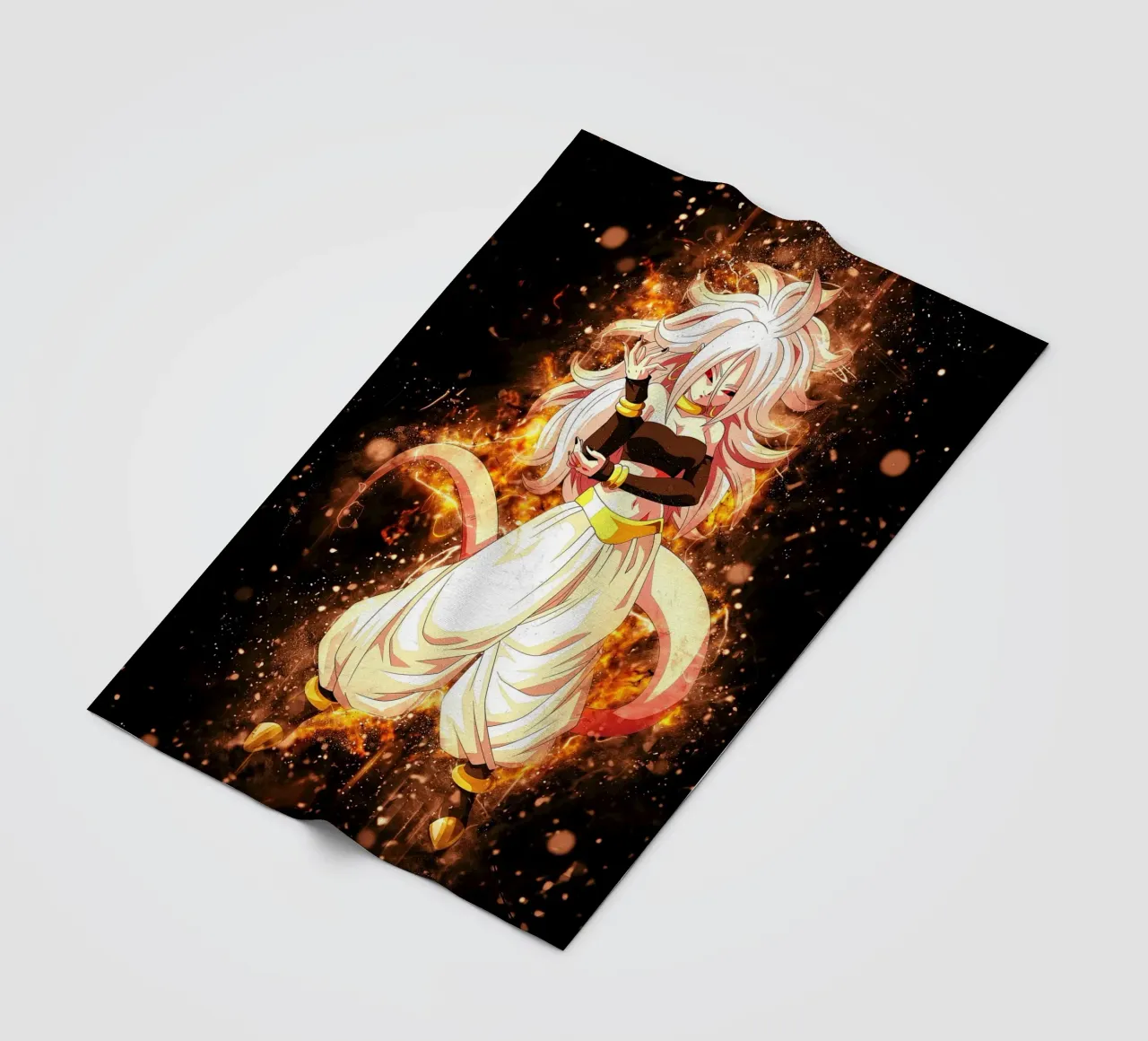 Android 21 coperta in pile da Neonartstudio