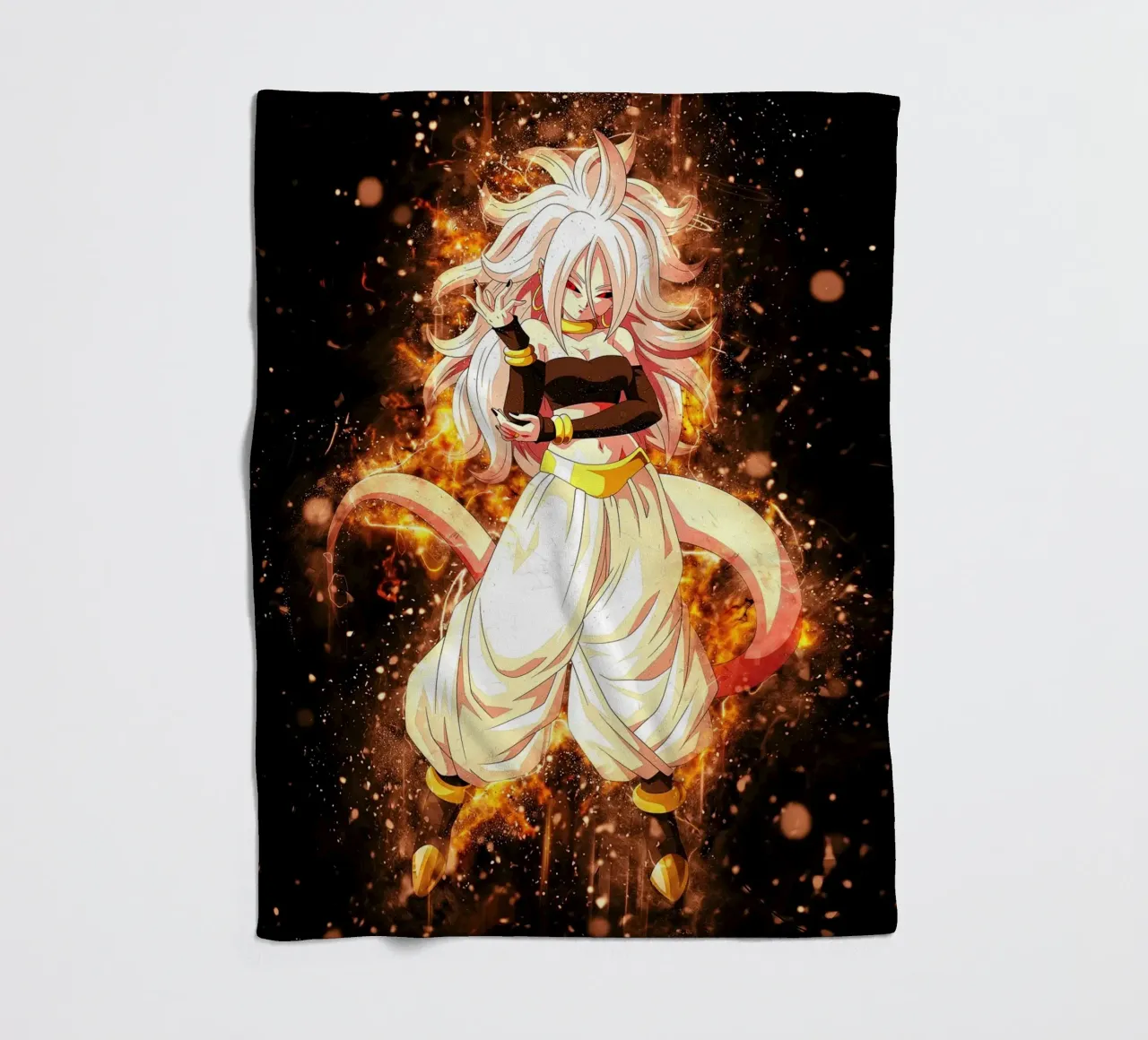 Android 21 coperta in pile da Neonartstudio