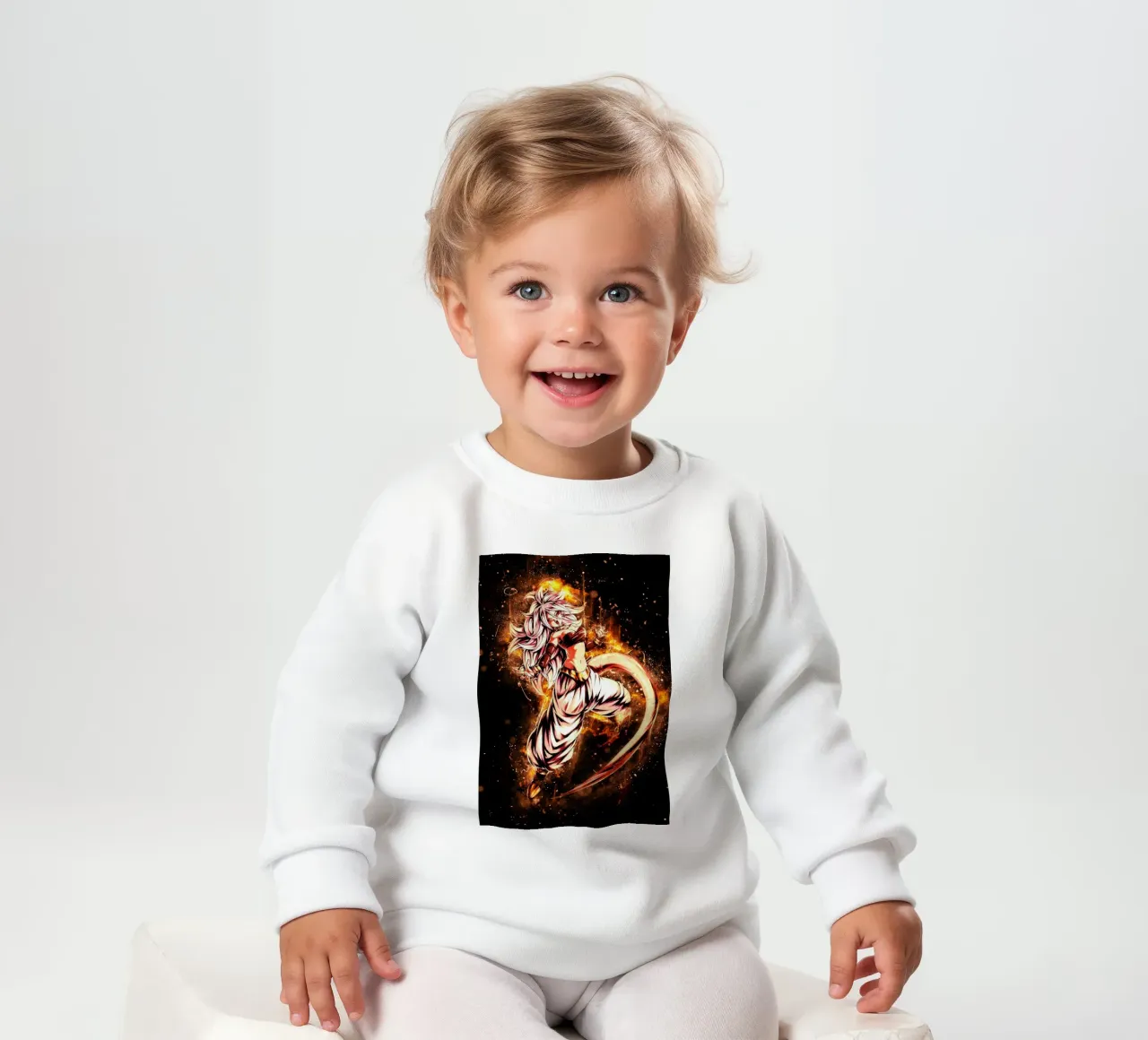 Android 21 Baby Sweatshirt von Neonartstudio