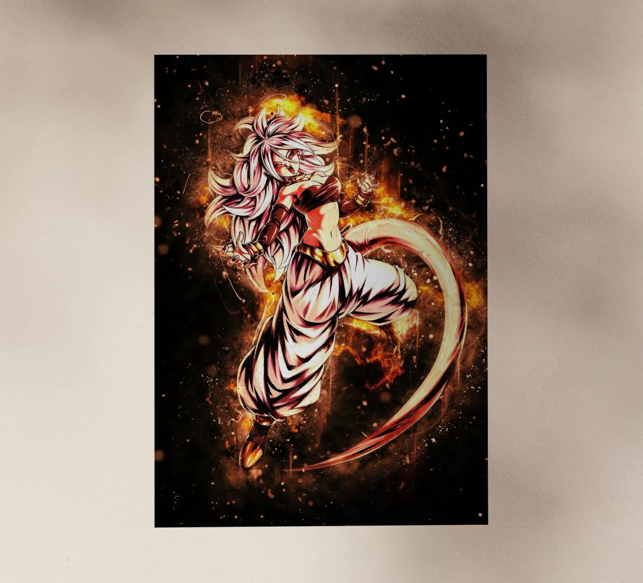 Android 21 pellicola backlit da Neonartstudio