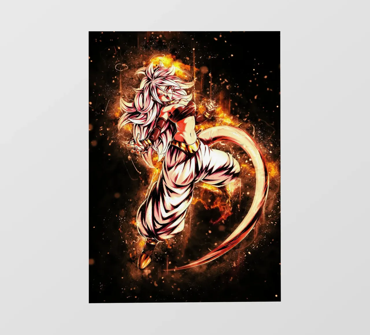 Android 21 pellicola backlit da Neonartstudio