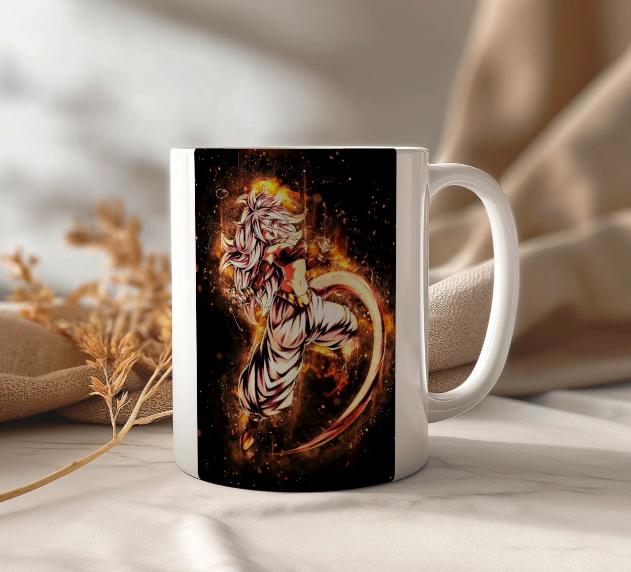 Android 21 tazza in ceramica da Neonartstudio