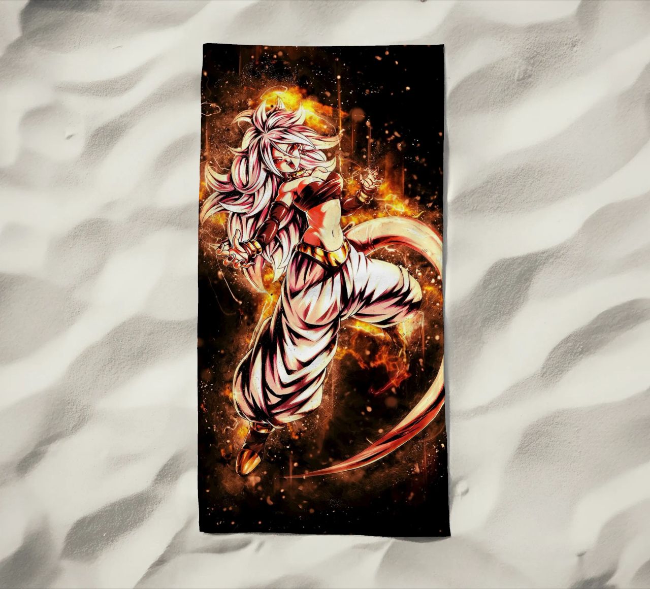 Android 21 telo mare da Neonartstudio