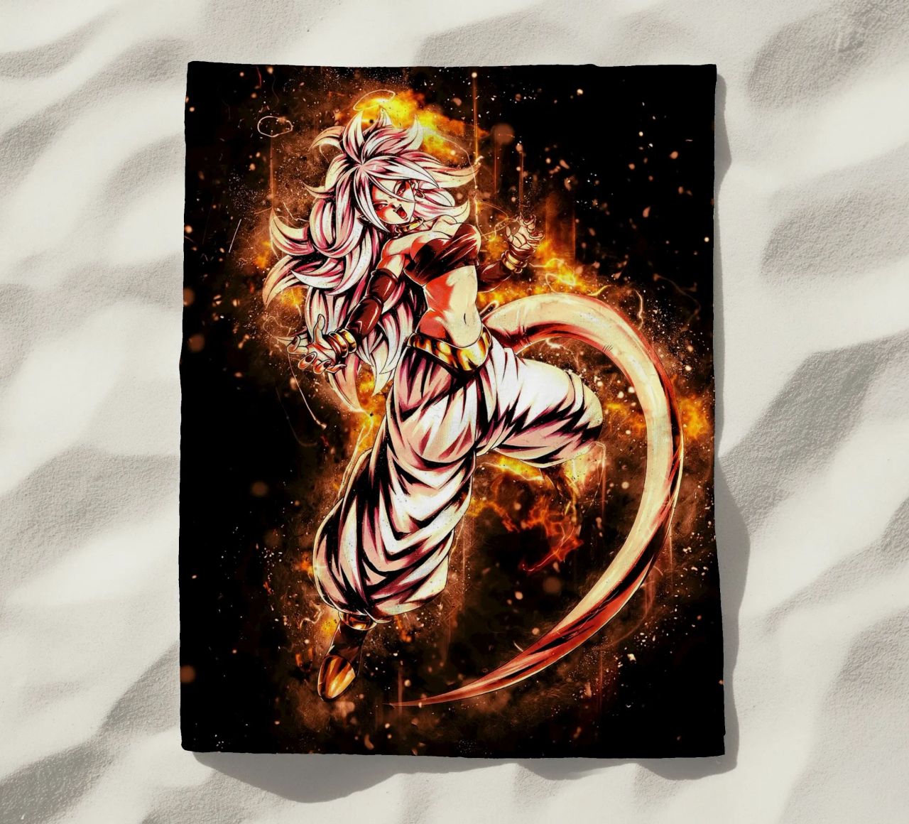 Android 21 telo mare da Neonartstudio