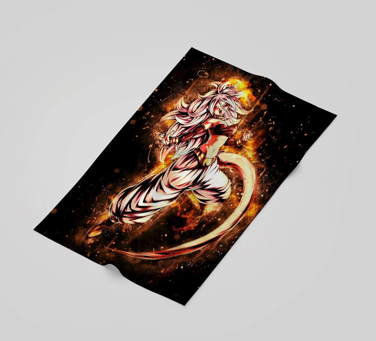Android 21 telo mare da Neonartstudio