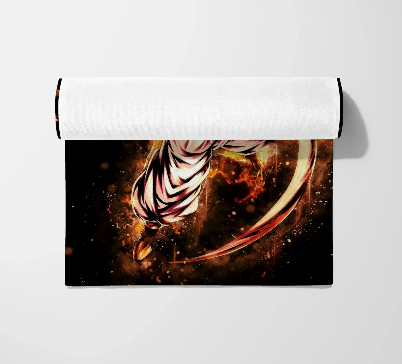 Android 21 beach towel by Neonartstudio