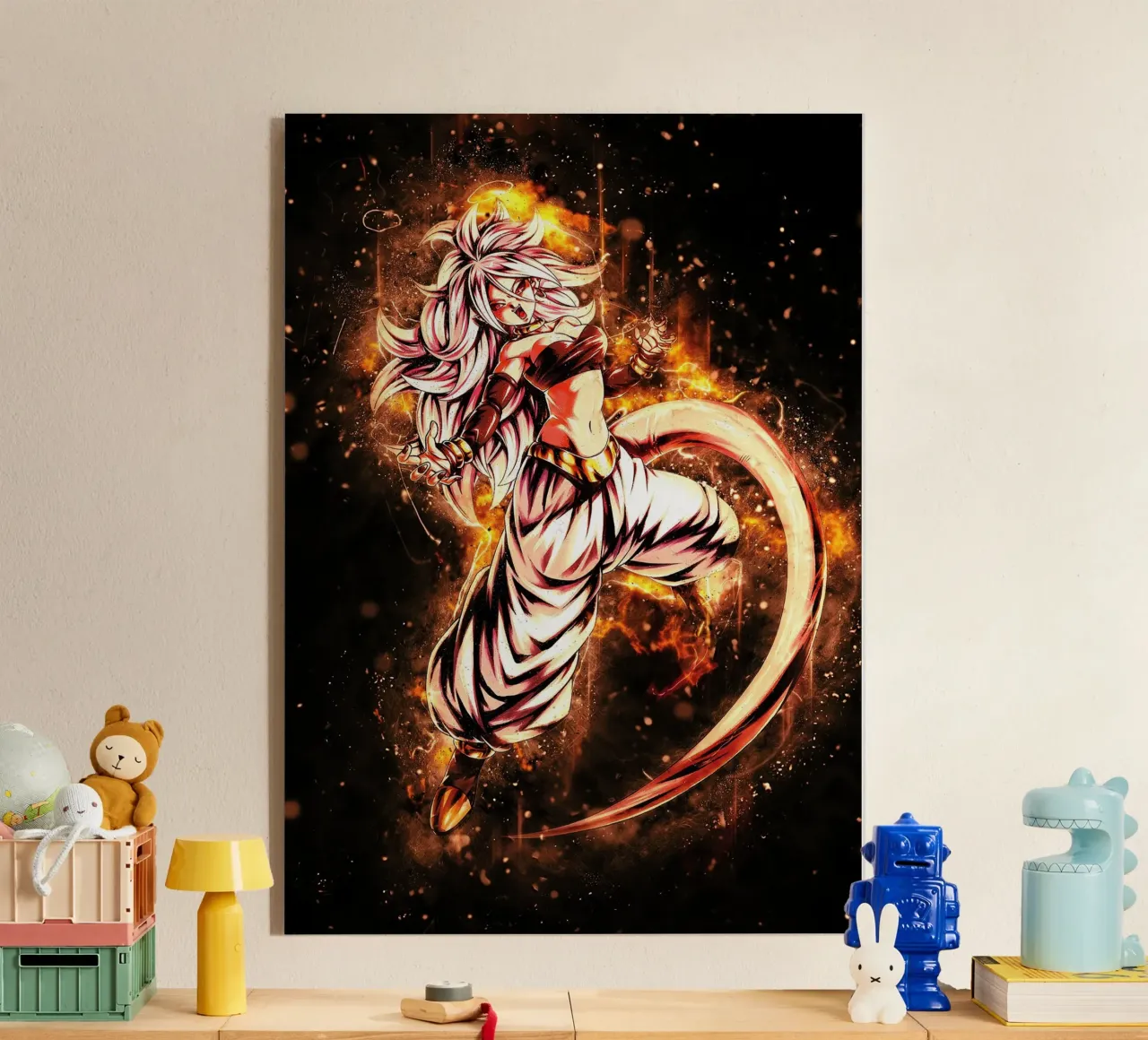 Android 21 acrylic glass by Neonartstudio