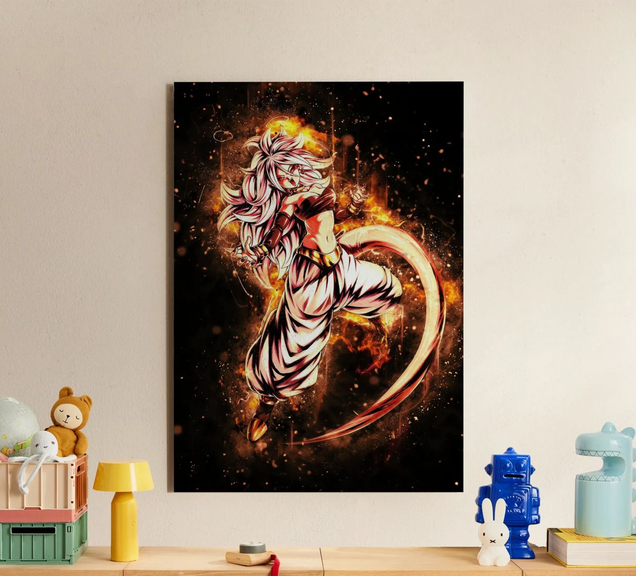 Android 21 alluminio dibond da Neonartstudio