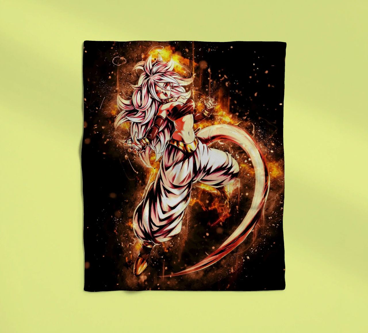 Android 21 coperta in pile da Neonartstudio