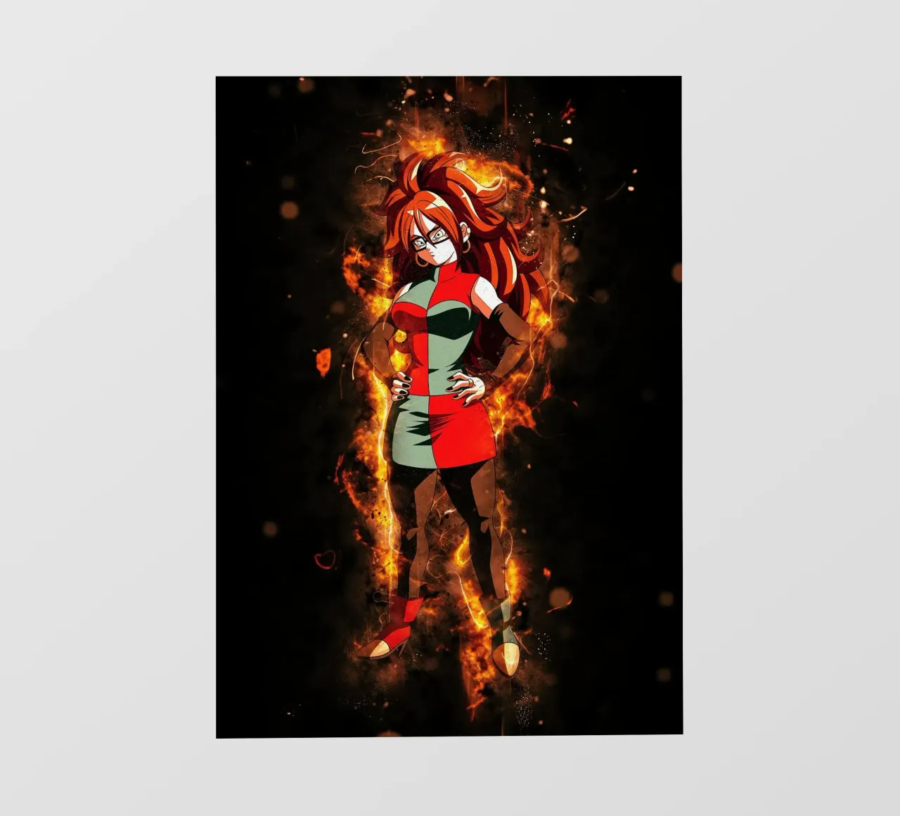 Androide 21 telo in pvc da Neonartstudio
