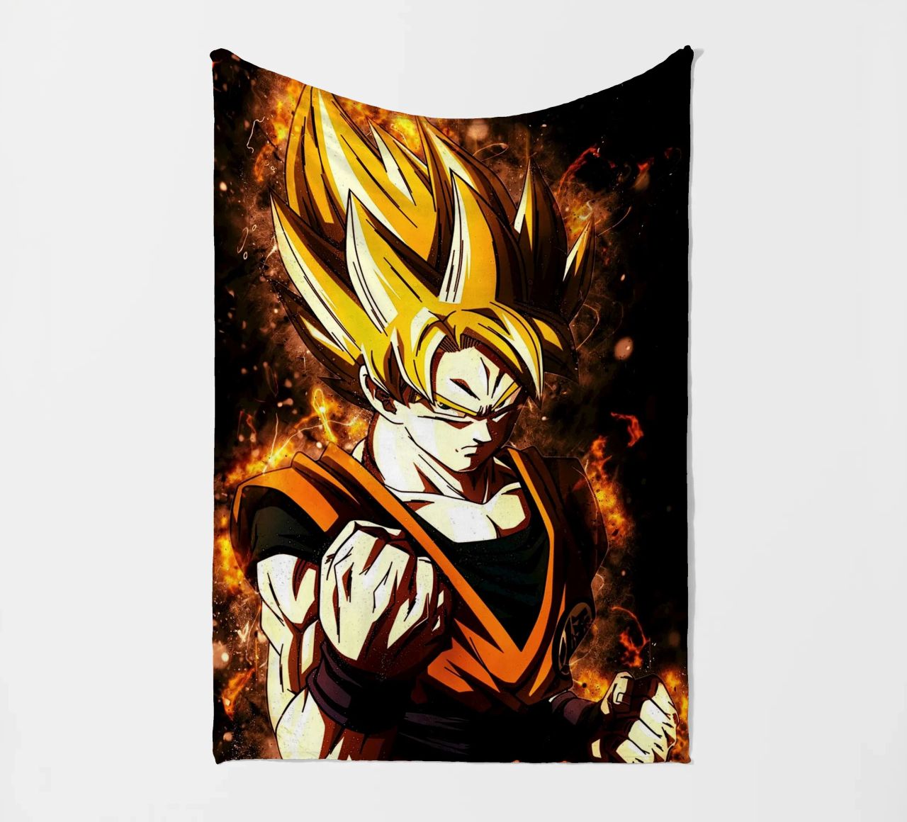 Back To The Classic. Goku SSJ coperta in pile da Neonartstudio