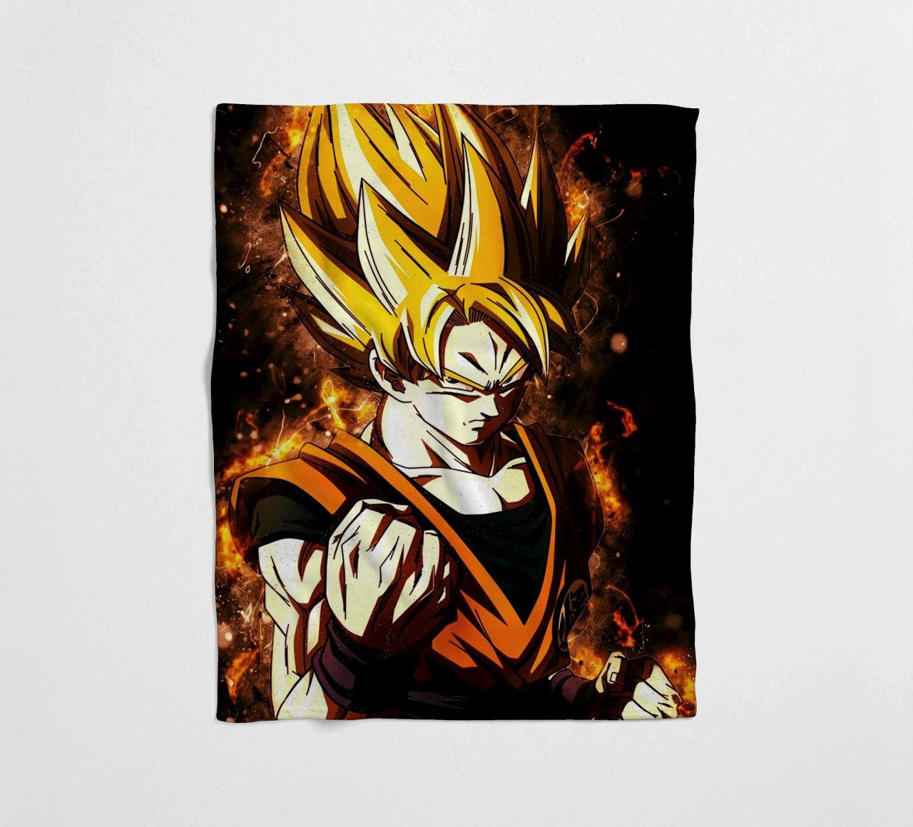 Back To The Classic. Goku SSJ coperta in pile da Neonartstudio