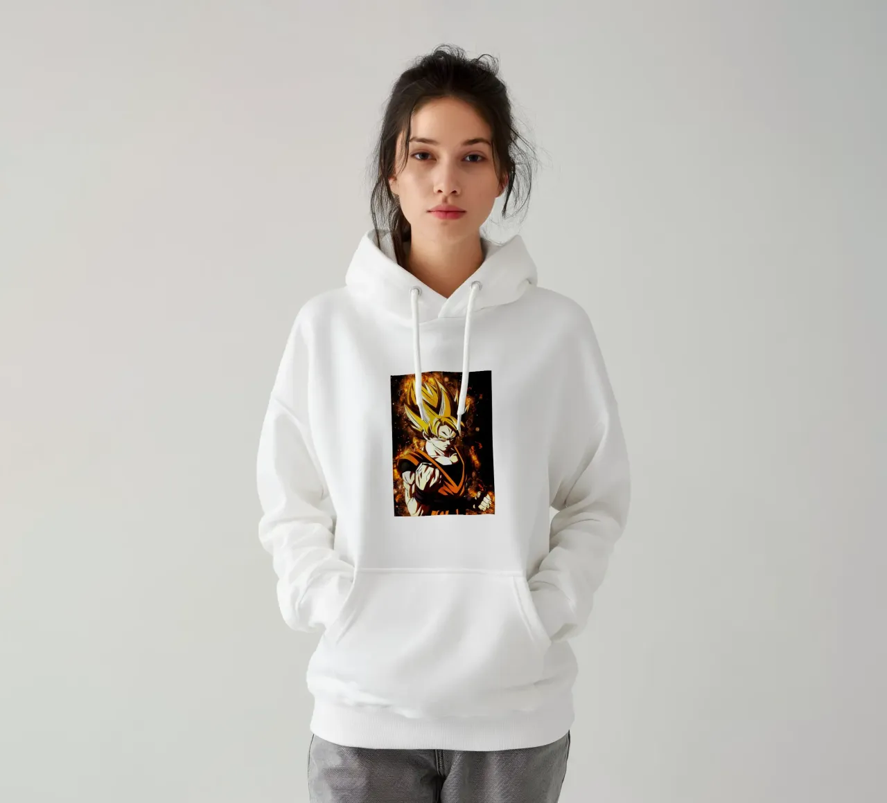 Back To The Classic. Goku SSJ Hoodie von Neonartstudio