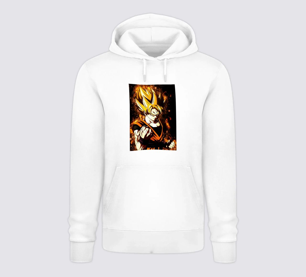 Back To The Classic. Goku SSJ felpa con cappuccio da Neonartstudio