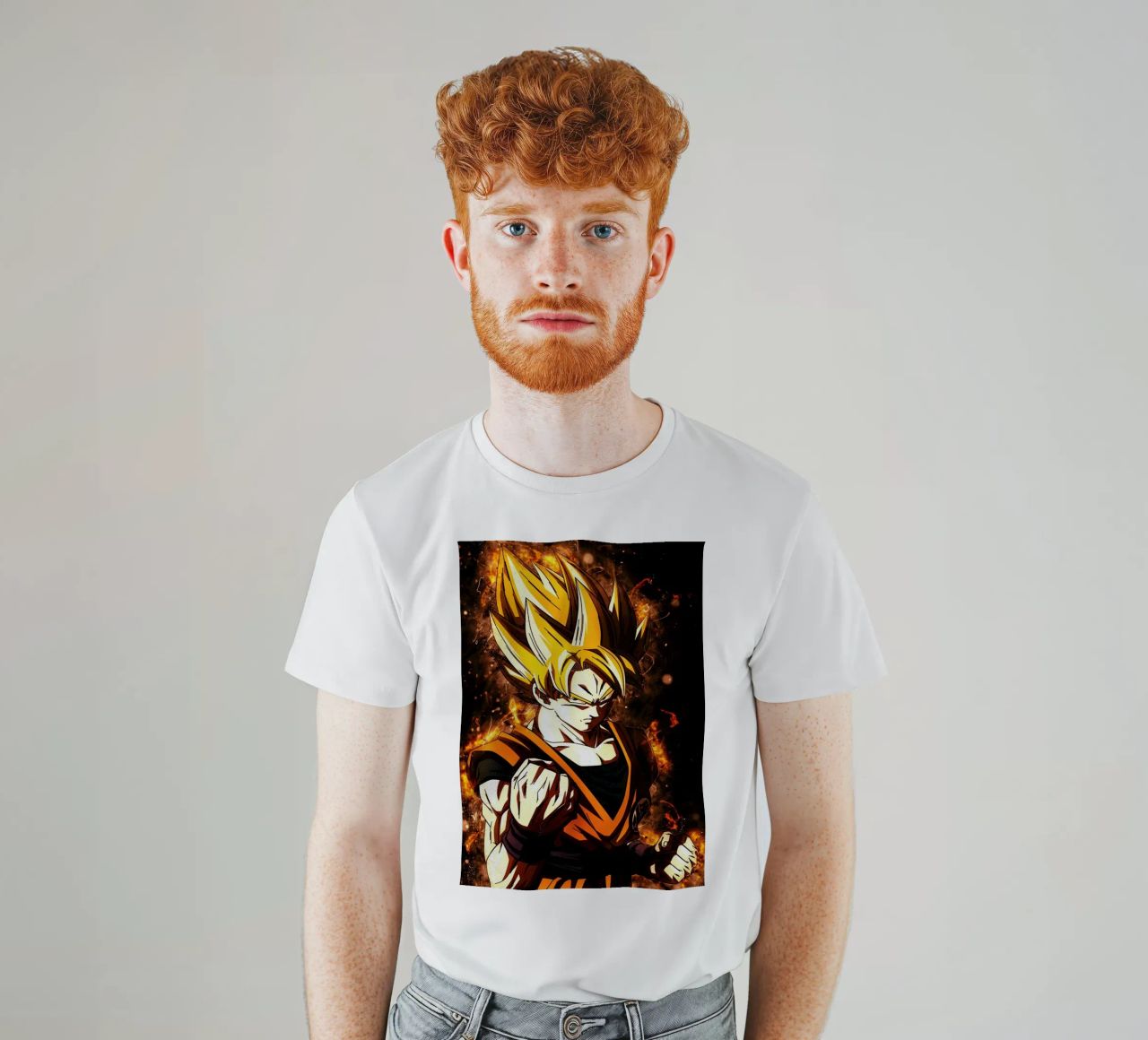 Back To The Classic. Goku SSJ t-shirt da Neonartstudio