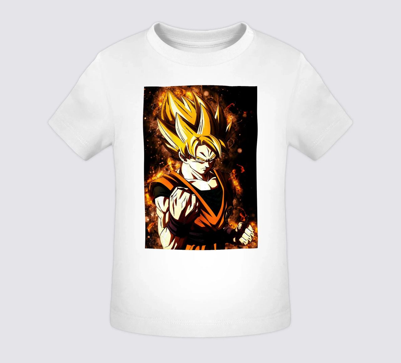 Back To The Classic. Goku SSJ maglietta neonato da Neonartstudio
