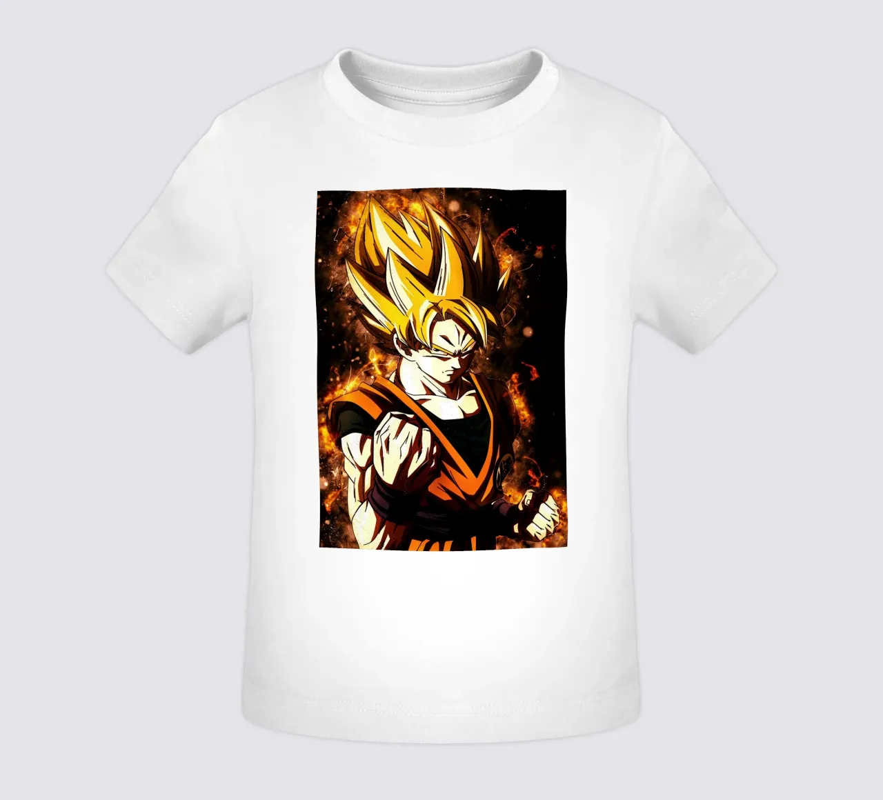 Back To The Classic. Goku SSJ camiseta de bebé de Neonartstudio