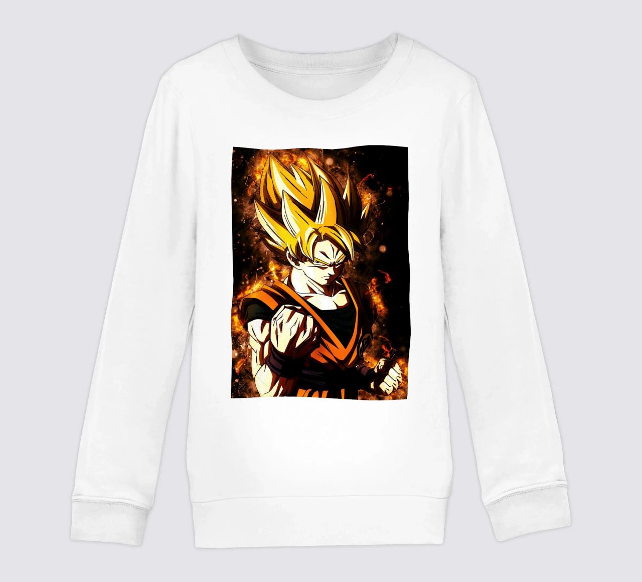 Back To The Classic. Goku SSJ felpa bambino da Neonartstudio