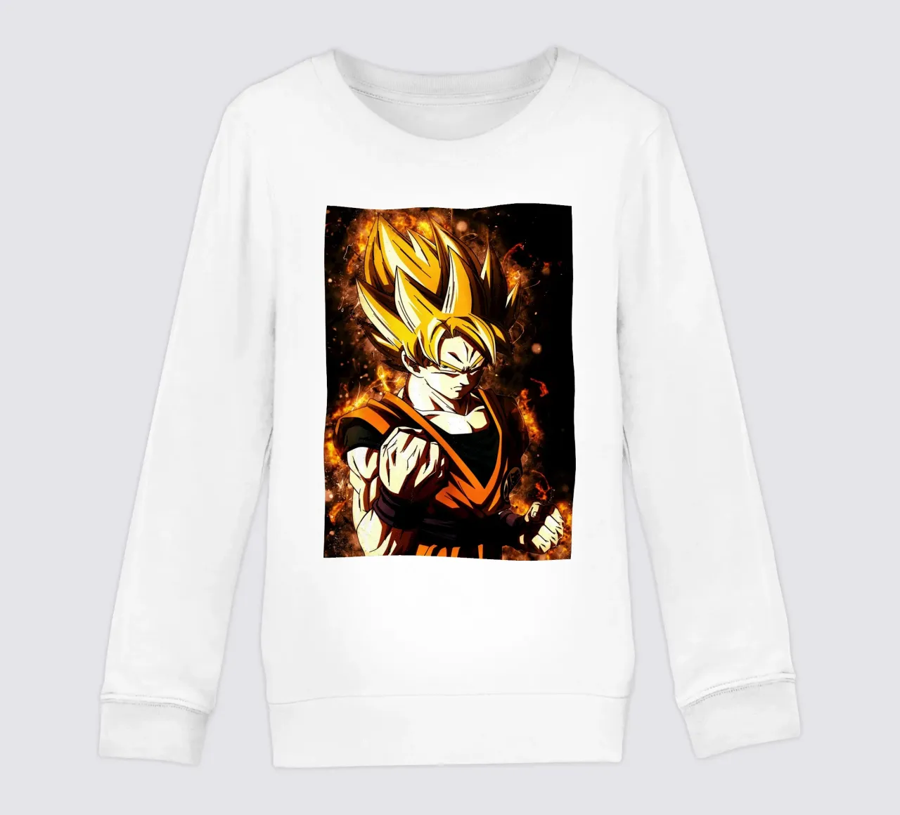 Back To The Classic. Goku SSJ sudadera para niño de Neonartstudio
