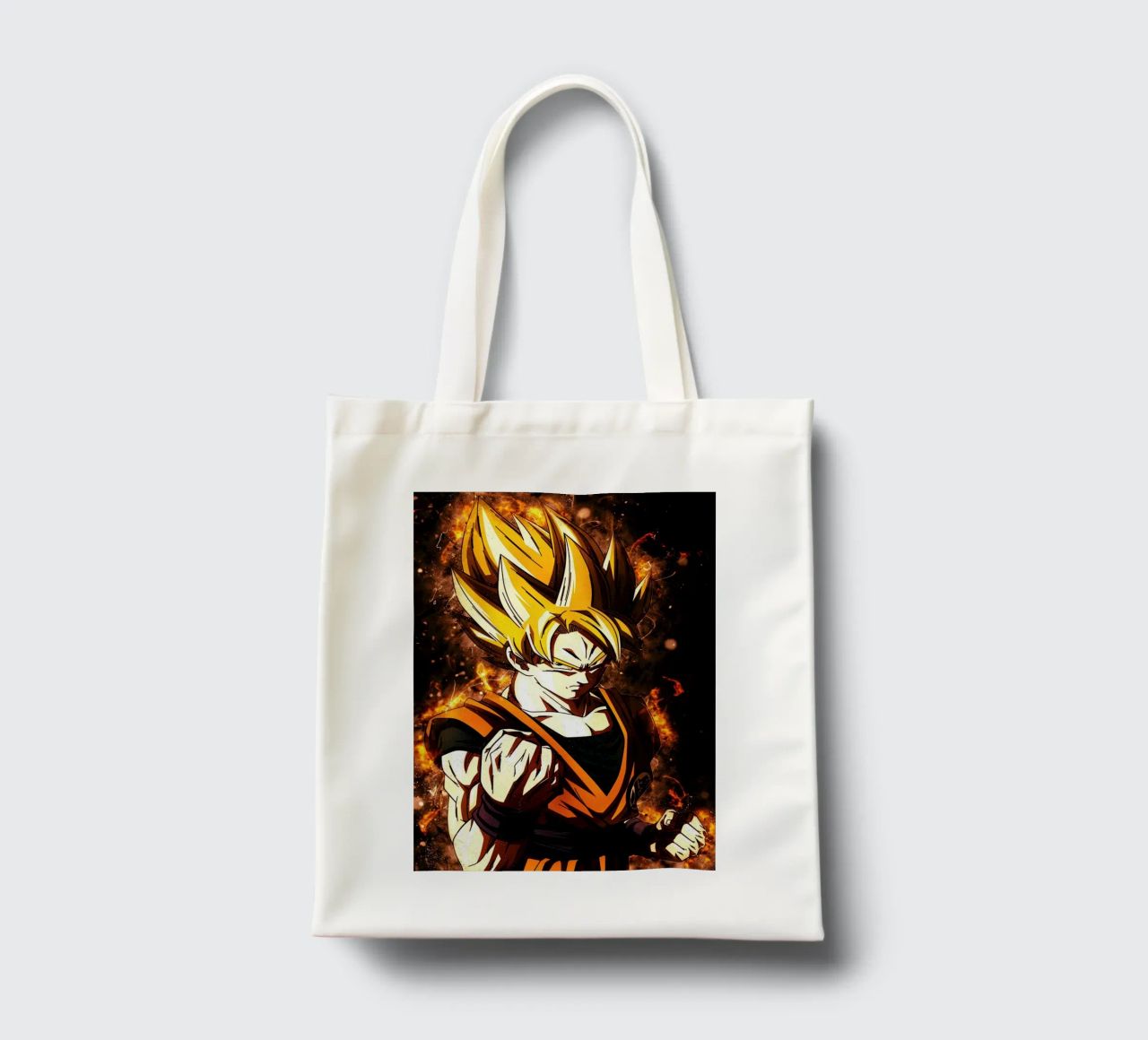 Back To The Classic. Goku SSJ borsa in juta da Neonartstudio