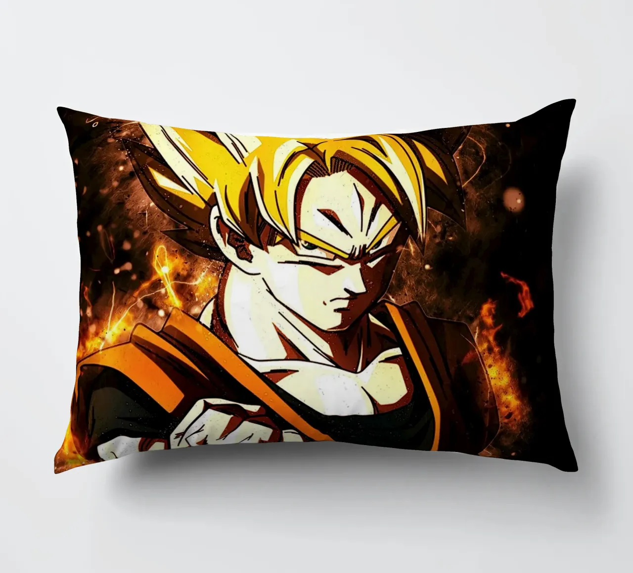 Back To The Classic. Goku SSJ Kissen von Neonartstudio