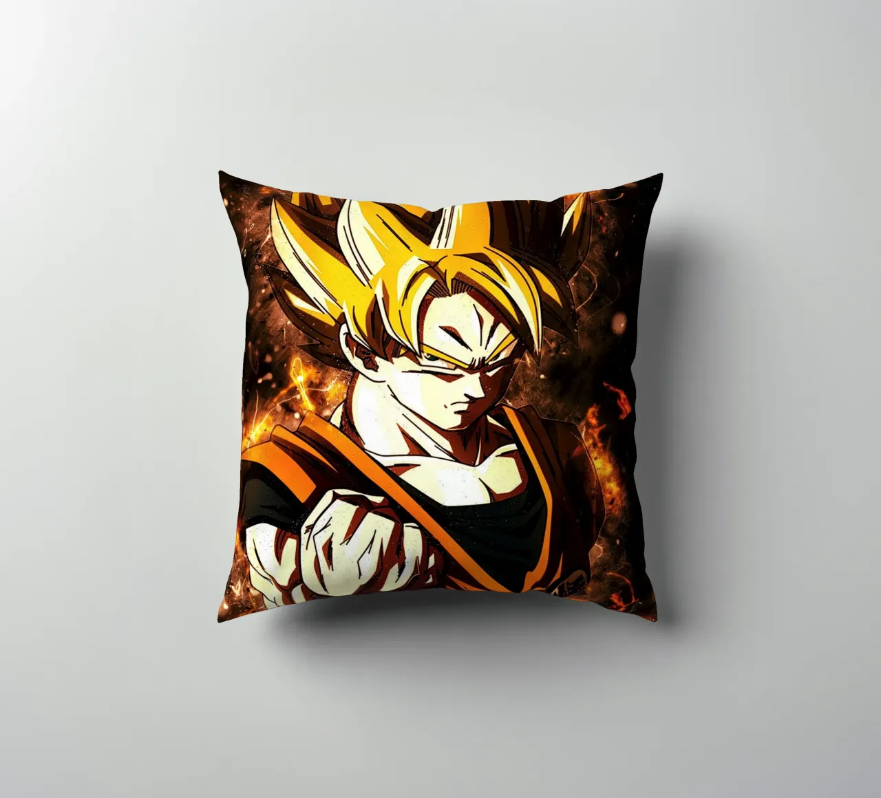 Back To The Classic. Goku SSJ cuscino da Neonartstudio