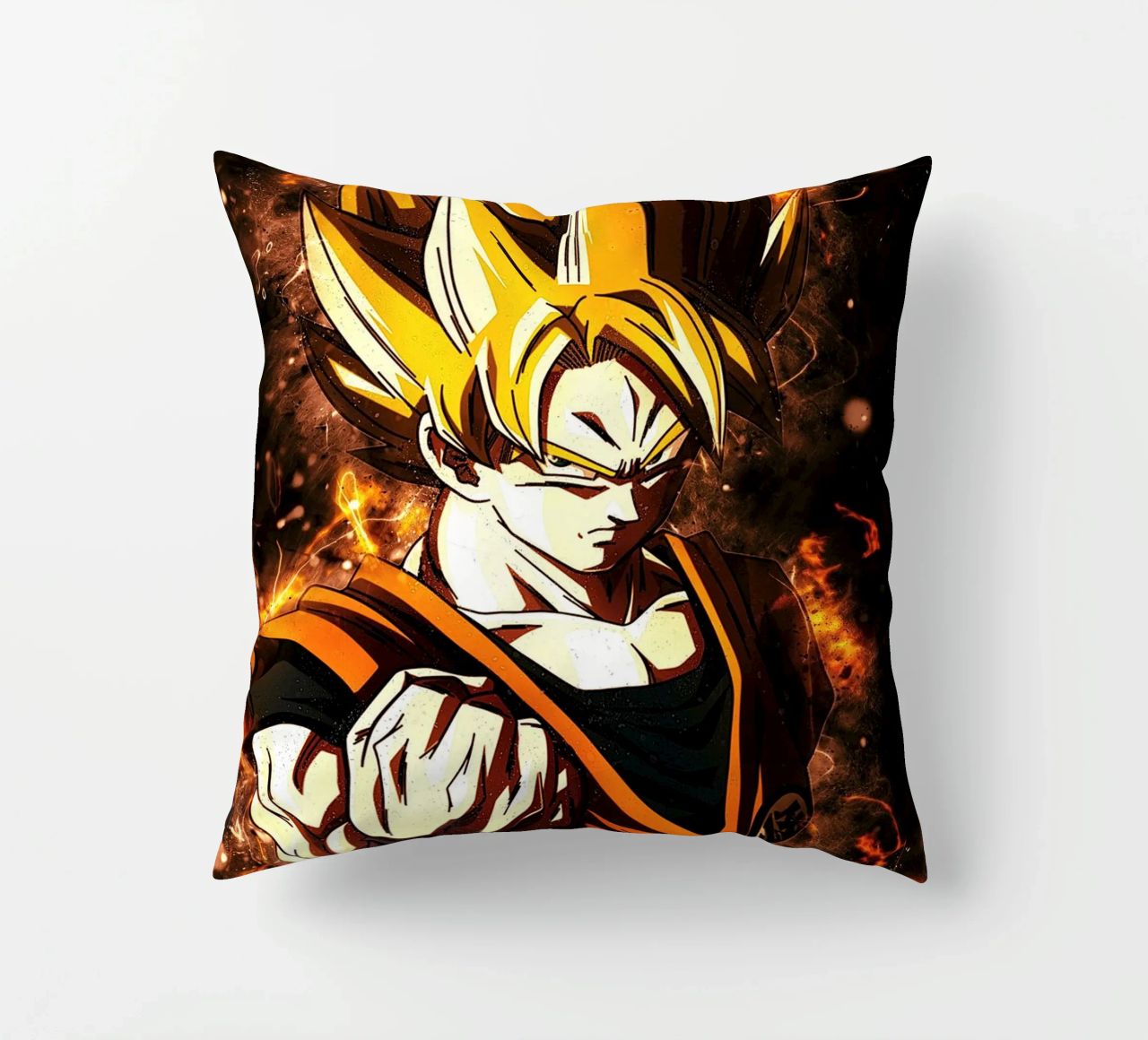 Back To The Classic. Goku SSJ cuscino da Neonartstudio