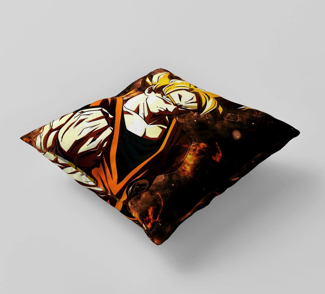 Back To The Classic. Goku SSJ cuscino da Neonartstudio