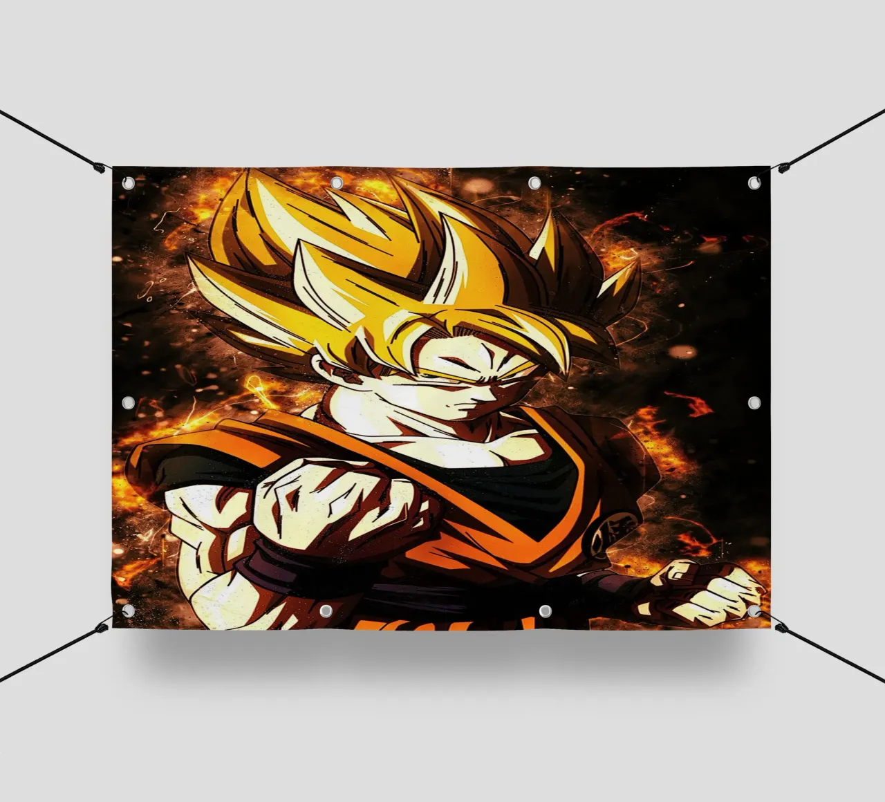 Back To The Classic. Goku SSJ pvc cover by Neonartstudio