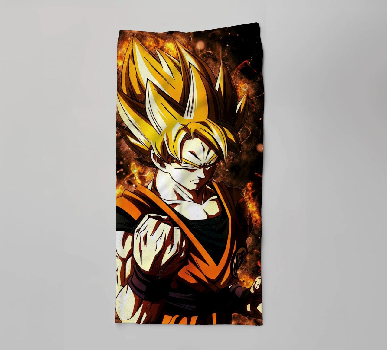 Back To The Classic. Goku SSJ asciugamano da bagno da Neonartstudio