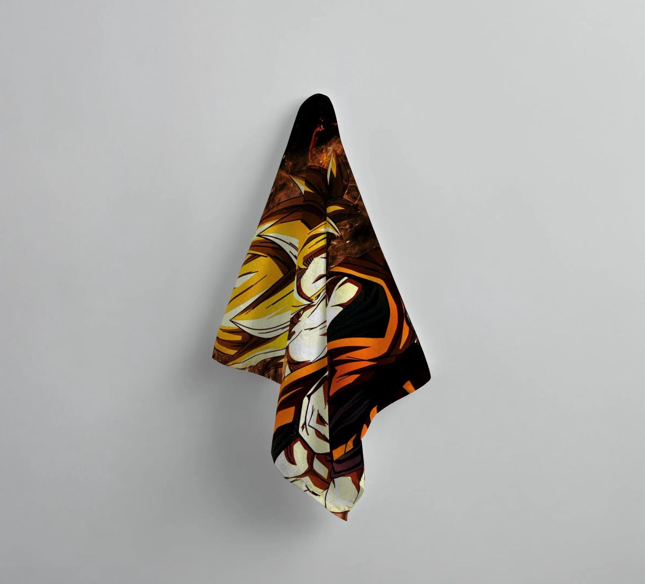 Back To The Classic. Goku SSJ asciugamano da bagno da Neonartstudio