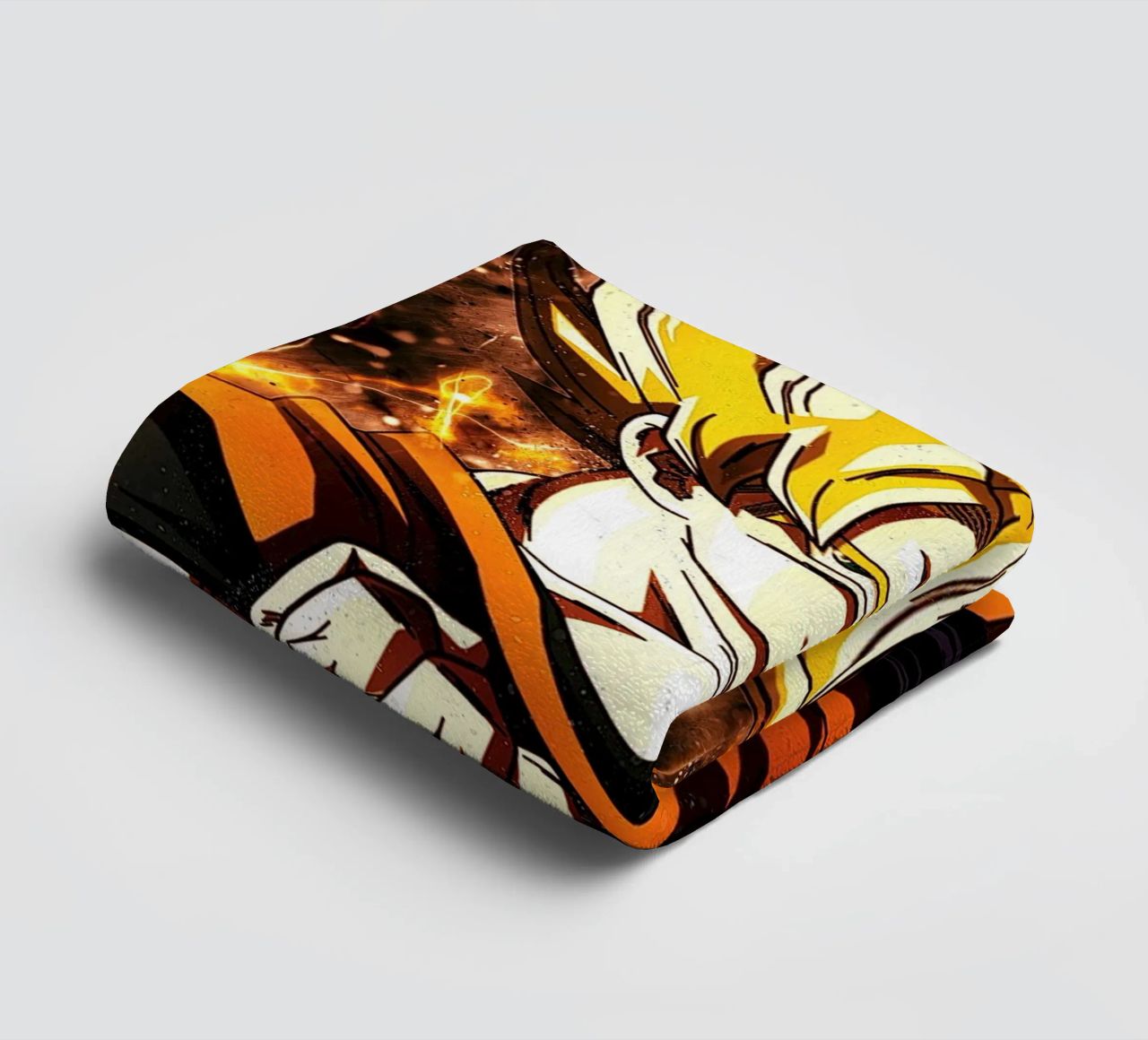 Back To The Classic. Goku SSJ asciugamano da bagno da Neonartstudio