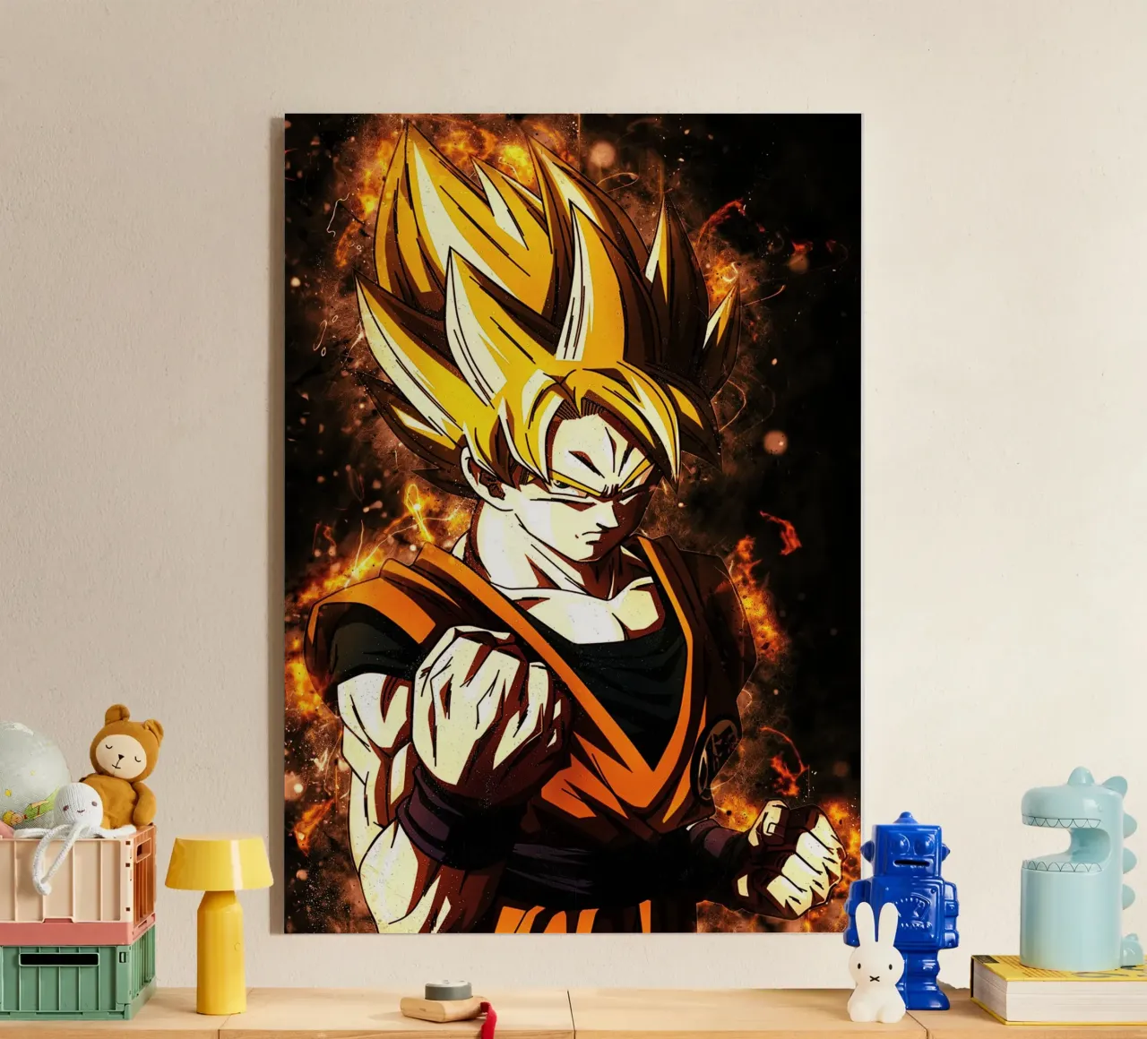 Back To The Classic. Goku SSJ plexiglass da Neonartstudio