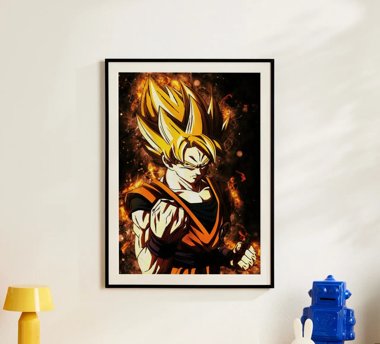 Back To The Classic. Goku SSJ hahnemühle de Neonartstudio