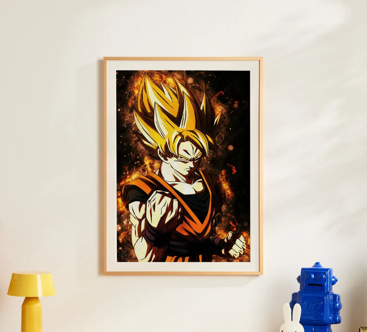 Back To The Classic. Goku SSJ hahnemühle de Neonartstudio